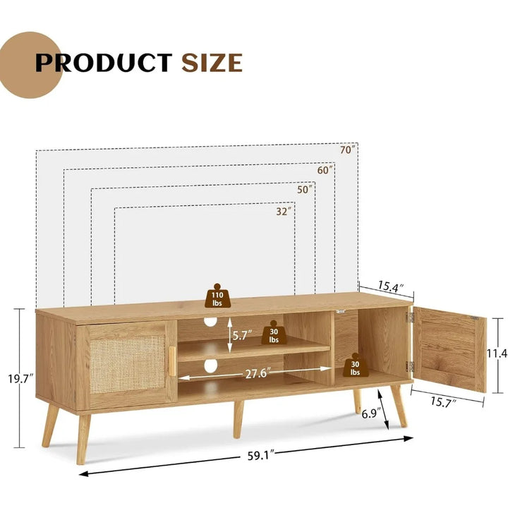 Blaire Mid Century Modern TV Stand