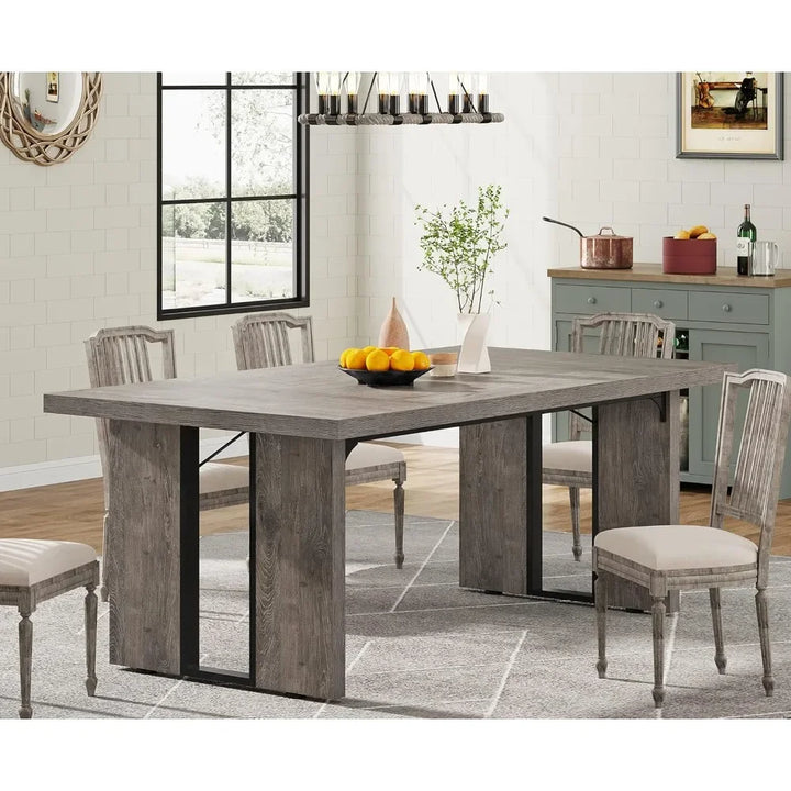 Ella Rustic Farmhouse Dining Table