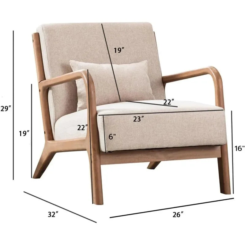 James Mid-Century Modern Lounge Chair