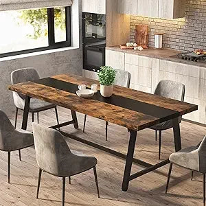 Leopard Elegant Industrial Dining Table